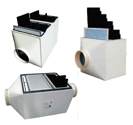 Caisson filtres charbons actifs